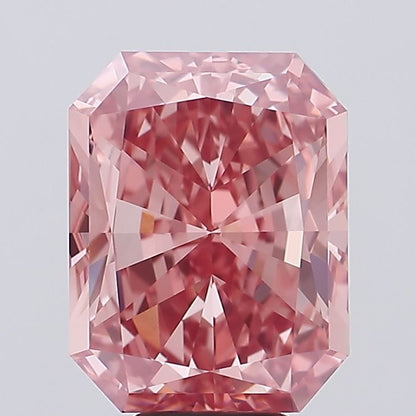 Stralende 10.08ct Fancy Intense Roze VVS1 EX EX 