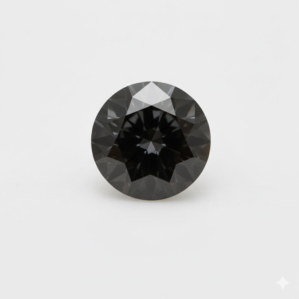 1 Ct. 2.30 - 2.70 mm  Black Round Melee